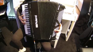 NAMM 2017 Alicia Baker V Accordion Performance at Roland