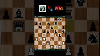 Top chess Engine games ||  Stockfish vs fire | #chess #shorts