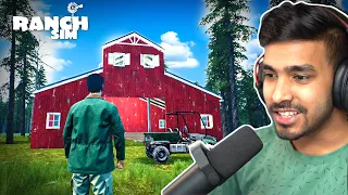 I BUILD A BIG BARN HOUSE | RANCH SIMULATOR GAMEPLAY #3