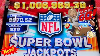 NEW NFL SUPER BOWL JACKPOTS SLOT! Check it out with me for the first time! @playgraton