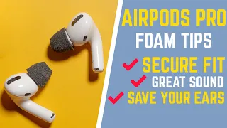 Airpods Pro Hurt My Ears | Foam Ear Tips Solved the Problem! 🥰