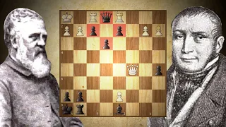 Jaki  TYTUŁ FILMU napisać, aby zachęcić do obejrzenia tak PIĘKNEJ partii z XIX wieku | szachy 1834