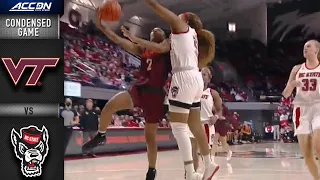 Virginia Tech vs. NC State Condensed Game | 2021-22 ACC Women’s Basketball