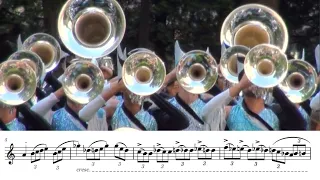 Boston Crusaders 2023 High Brass Feature - Mellophone Transcription