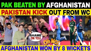 PAKISTAN BADLY BEATEN BY AFGHANISTAN | PAKISTAN VS AFGHANISTAN WORLD CUP 2023