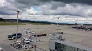 Iron Maiden's Ed Force One departing from Zurich Airport - 04/06/2016 HD