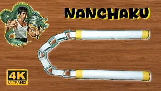 How To Make Paper Weapon ||  Diy Paper Nanchaku || How To Make Nanchaku