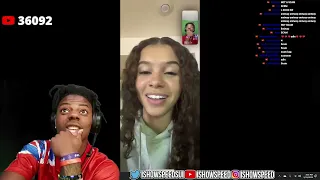 IShowSpeed Shows Aaliyah His Toe 🤢🤮 & Does The Turbulence 😂🍆