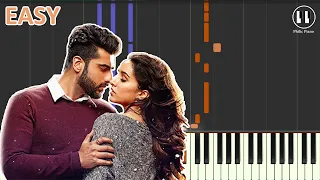 Phir Bhai Tumko Chahunga - EASY Piano Tutorial - Half Girlfriend (2017)