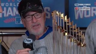 Chicago Cubs World Series trophy presentation | 2016 WORLD SERIES ON FOX