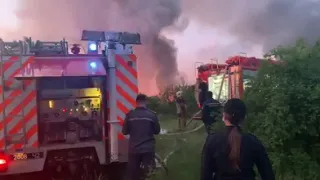 Чорний дим на Ужгородом