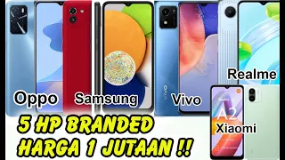 5 Rekomendasi HP Branded 2023 Harga 1 Jutaan | #zidtupedia #reviewgadget  #hpmurah