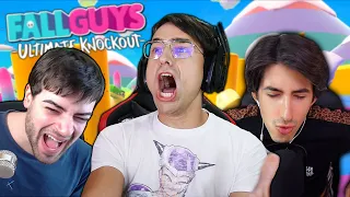 BEST MOMENTS su FALL GUYS col TRIO che NON vi farà RIDERE 100% | @Tuberanza @GiosephTheGamer