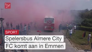 Almere City FC spelers klaar voor beslissende duel tegen FC Emmen | Omroep Flevoland