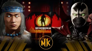 Mortal Kombat 11 - Fire God Liu Kang Vs Spawn (Very Hard)