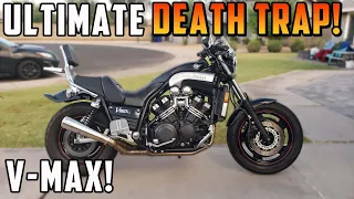 It's A Death Trap! Finally Found a Yamaha V-Max MONSTER MUSCLE CRUISER!