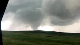 TORNADIC SUPERCELL EVOLUTION! From Medicine Bow through NW of Laramie, WY