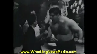 Wrestling. Bruno Sammartino. Japan. March 1967. (For educational purposes).