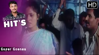 Darshan is slapped in bus | Kannada Super Scenes | Nanna Preethiya Raamu Kannada Movie