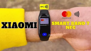 Огляд Xiaomi Smart Band 7 NFC - Оплата в Україні. Додавання картки. MasterCard. Visa 🔥🔥🔥