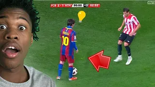 AMERICAN FIRST TIME REACTION TO Lionel Messi The Most Smart & Creative Plays