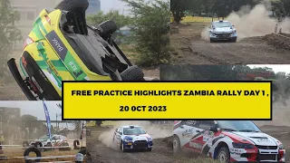 Free Practice Zambia Rally 2023