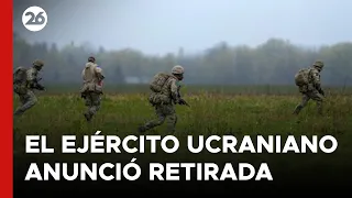 Ucrania ejecutó una retirada táctica de Járkov mientras refuerza sus defenesas