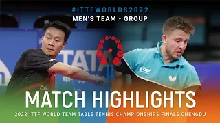 Highlights | Wang Yang (SVK) vs Tobias Rasmussen (DEN) | MT Grps | #ITTFWorlds2022