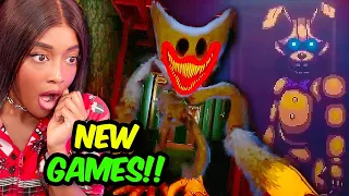 *NEW* Poppy Playtime Chapter 3 is ALMOST HERE and FNAF Into the Pit looks SO GOOD (Trailer Reaction)