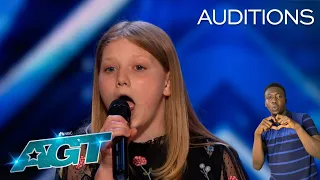 9-Year-Old Harper Screams "Holy Roller" and Shocks the Judges | AGT 2022-BEST REACTION!!!