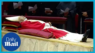 Pope Benedict lying in state: Thousands pay respects to body at Vatican