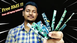 How to use old laptop batteries BMS || पुराने Laptop batteries के BMS कैसे use करे?