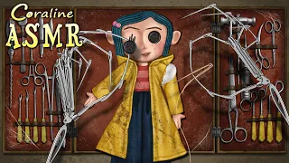 ASMR Coraline Opening Animation | Coraline doll repair | Stop Motion | halloween special