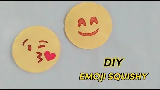 Origami Squishy Paper Emoji || How to make a squishy paper emoji