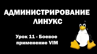 Администрирование Линукс (Linux) - Урок 11 - Боевое применение VIM