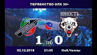 ПРОГРЕСС-ЮНОСТЬ 1:0 (пб) Первенство ОЛХ-2019