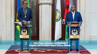 Joint Press Conference by President Kagame and President Umaro Sissoco Embaló