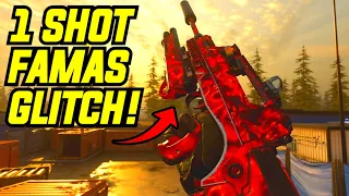 This Modern Warfare FAMAS 1 SHOT GLITCH IS COMPLETELY BROKEN IN WARZONE! (MW Glitch)