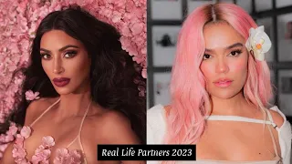 Kim kardashian vs Karol gee real life partners 2023