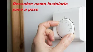 Como instalar tu mismo termostato rueda honeywell paso a paso