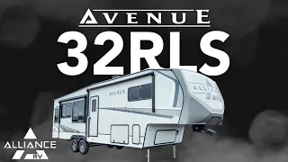 Avenue 32RLS 5th Wheel: The prefect rear living fifth wheel all Under 35 Feet and 10,500lbs. dry!