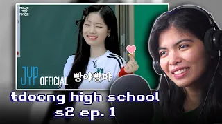 TIME TO TWICE TDOONG High School Season 2 EP.01 [reaction]