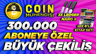 CoinMuhendisi 300K Abone Çekilişi | 3 Ledger & 10 Finans Seti |