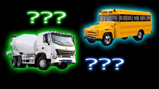 95 School Bus & Truck horn Sound Variations & Memes Sound Effects in 60 seconds