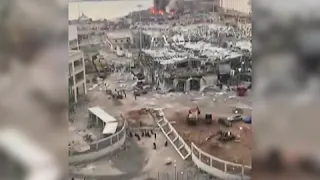 Beirut explosion aftermath