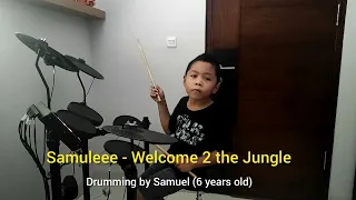Welcome to the Jungle - Guns N' Roses - Drum Cover by Samuel (6 years old)