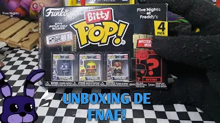 ¡UNBOXING DE BITTY POPS DE FNAF4! | fnaf 4 funko