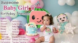 🌟Awesome Birthday Themes Ideas - Baby Girls Birthday Party Decorations - Cute Themes by Kiddie Facts