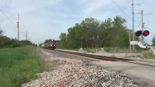 UP 1943 (ex-SSW) North near Wilmington, IL 6/3/16 (HD)