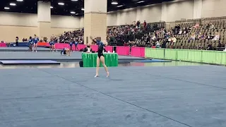 Level 5 Floor Routine 2022 Ozone Invitational